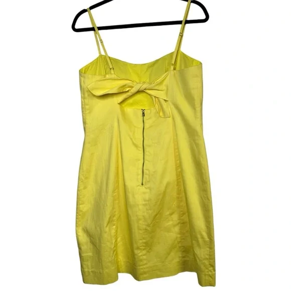 LILLY PULITZER Shelli Stretch Dress Watch Hill Yellow Size 12 Retail $168 - Picture 2 of 8